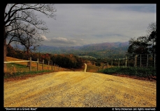 Terry Dickerson-Downhill on a Gravel Road